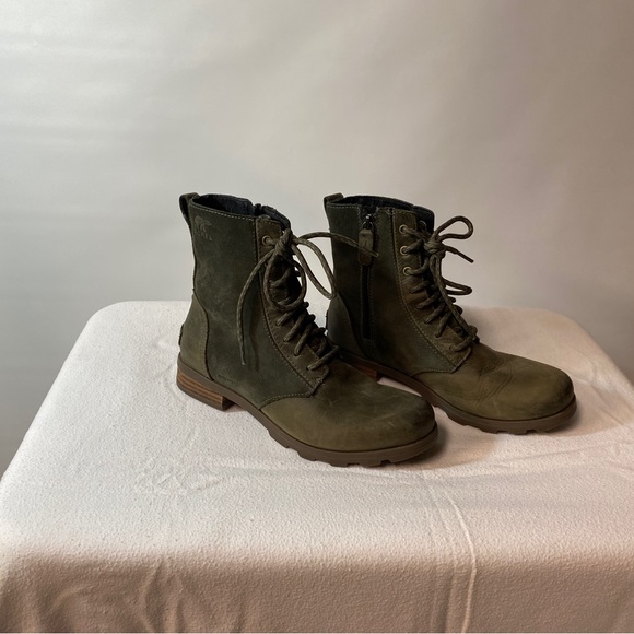 Sorel Alpine Tundra Waterproof Green Suede/Leather Boots - Picture 8 of 8